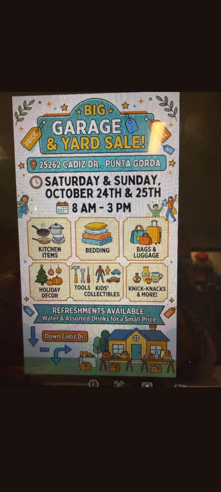 Garage Sale on Cadiz Drive, Punta Gorda, FL — Punta Gorda Garage Sale, photo 1