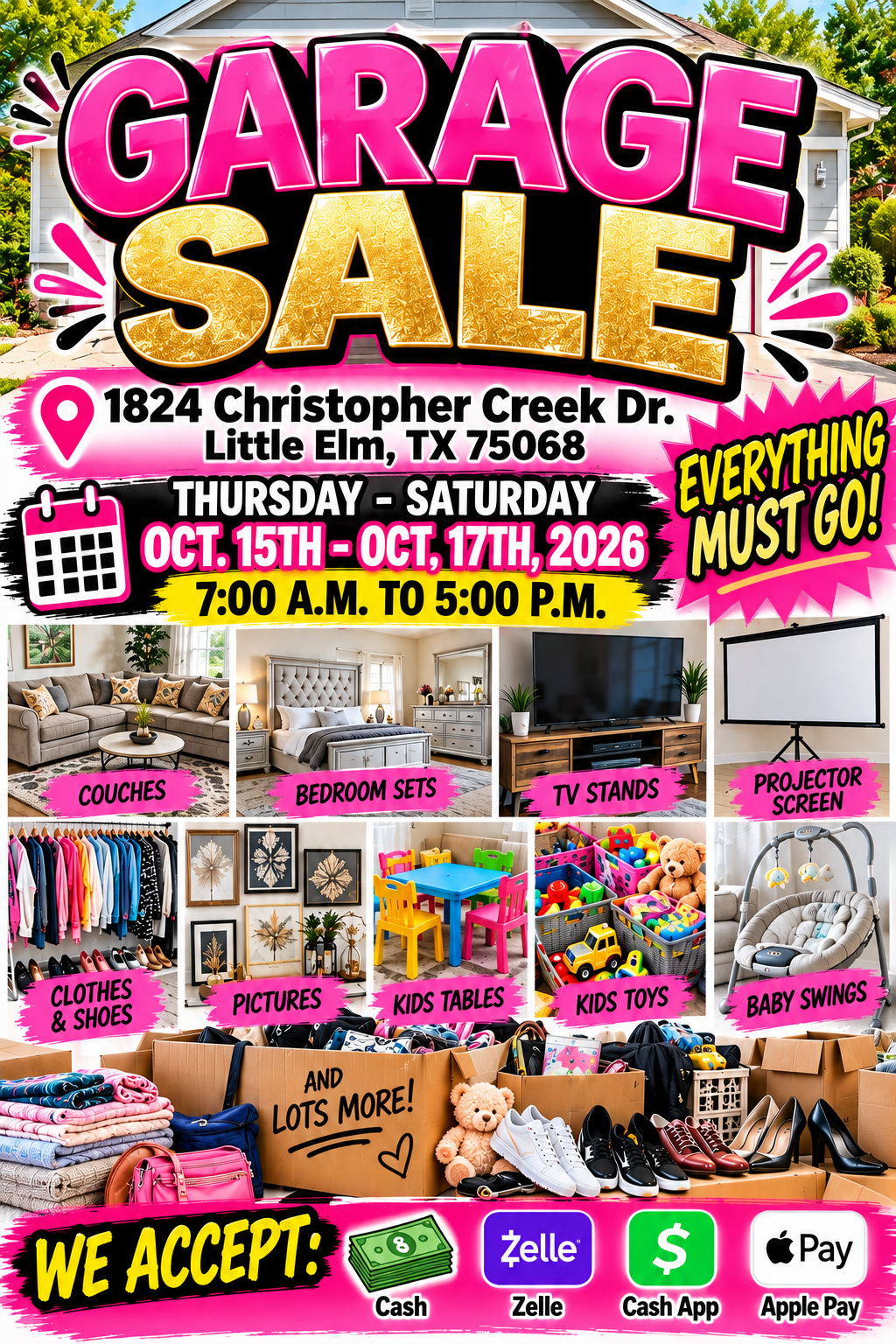 Garage Sale on Christopher Creek Drive, Little Elm, TX — Little Elm Garage Sale, photo 4
