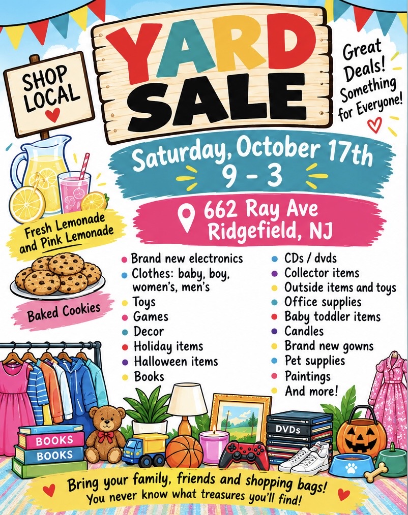 Garage Sale on Ray Avenue, Ridgefield NJ — Ridgefield Garage Sale