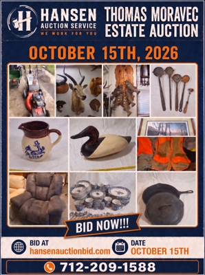 Estate Sale on Iowa Falls, Iowa Falls IA — Iowa Falls, IA Estate Sale by Wears Auctioneering Inc