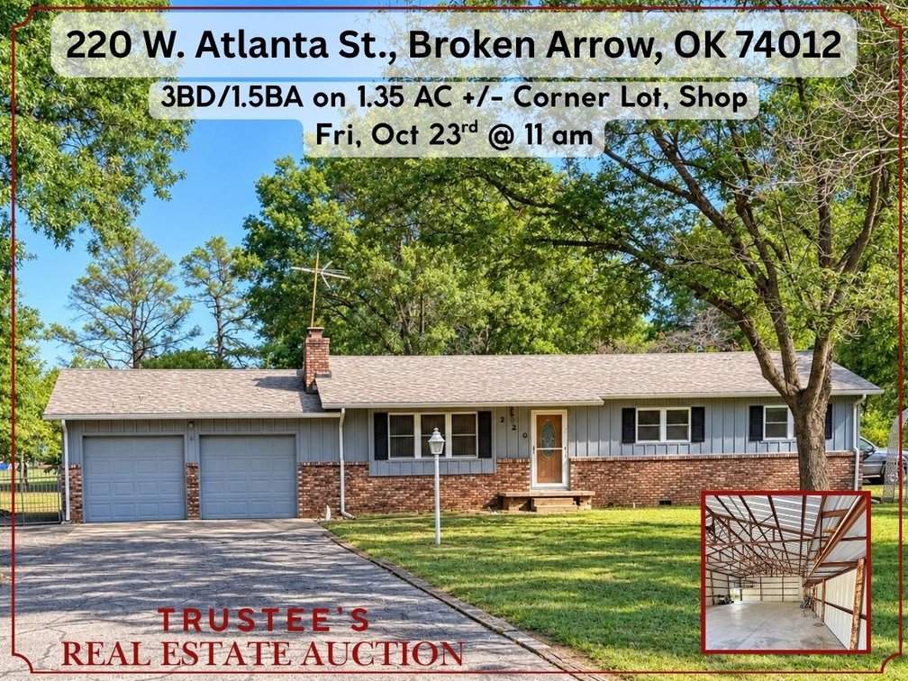 Estate Sale on West Atlanta Street, Broken Arrow OK — Broken Arrow, OK Sale by Mr Ed's Auction Co